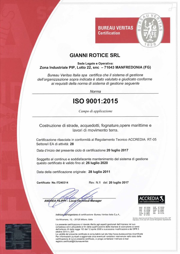 Certification